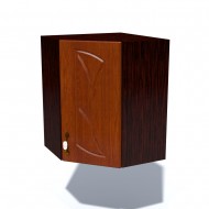 Corp superior 57 colt cu 1 usa Zebra MDF frunza cedru Corp superior 57 colt cu 1 usa Zebra MDF frunza cedru